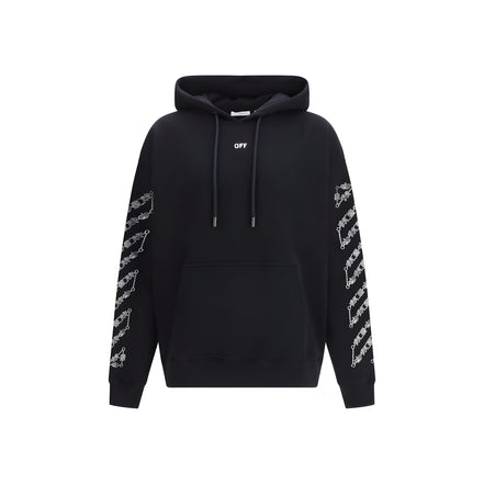 Off-White Black Cotton Sweatshirt