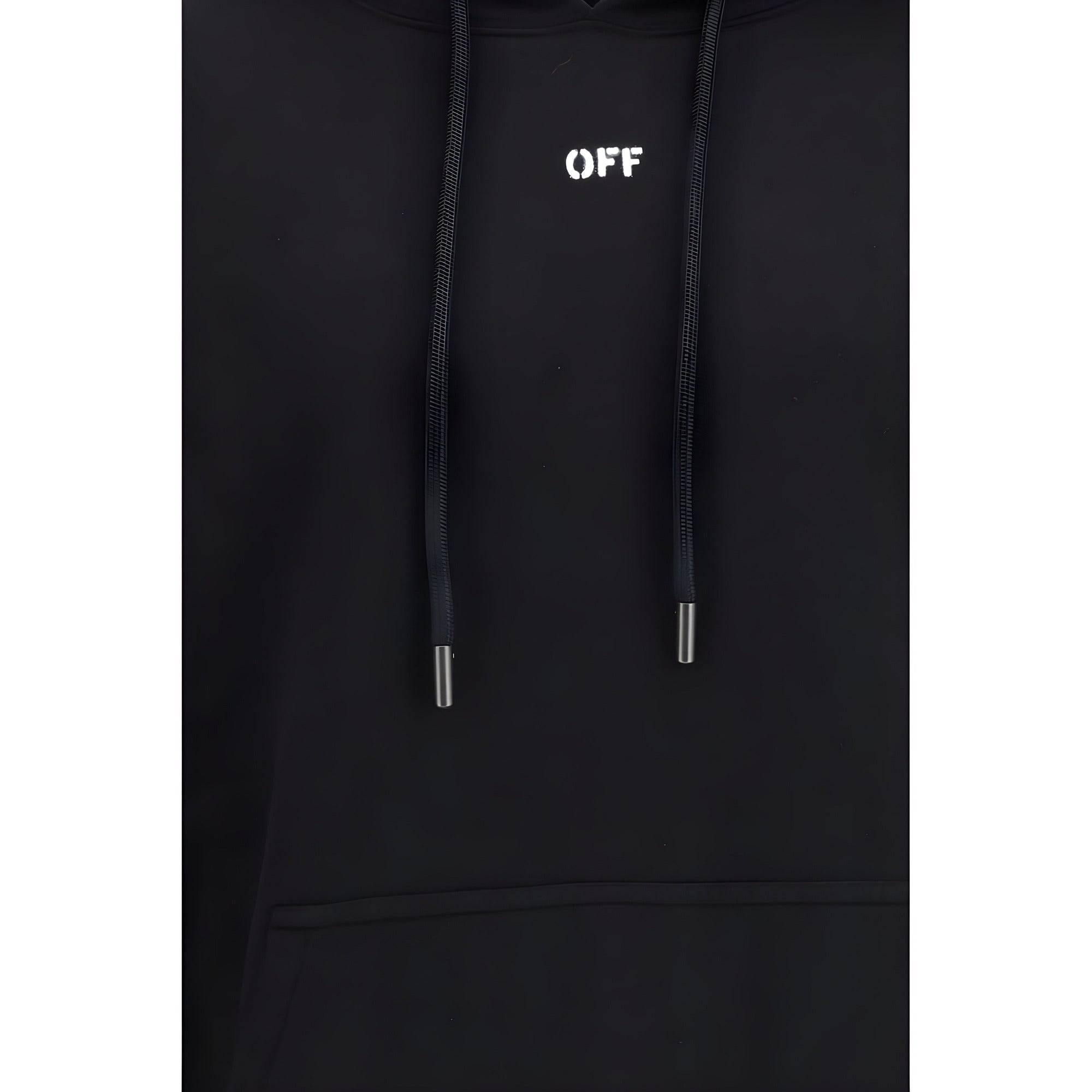 Off-White Black Cotton Sweatshirt