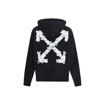 Off-White Black Cotton Sweatshirt