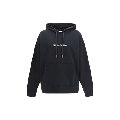 Off-White Black Cotton Sweatshirt