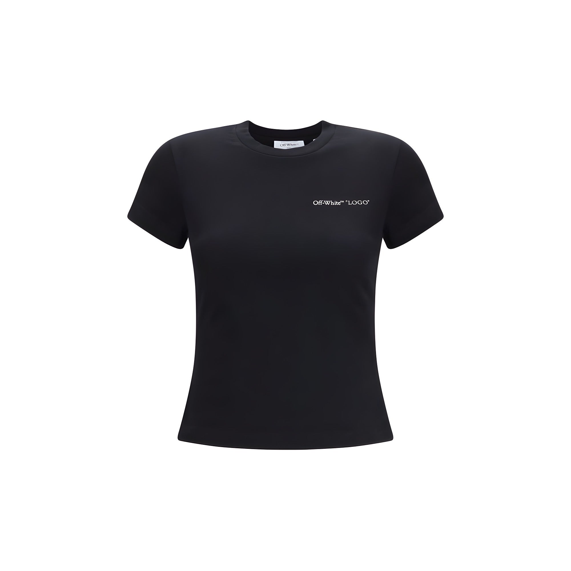 Off-White Black Cotton T-Shirt