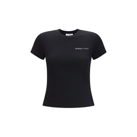 Off-White Black Cotton T-Shirt