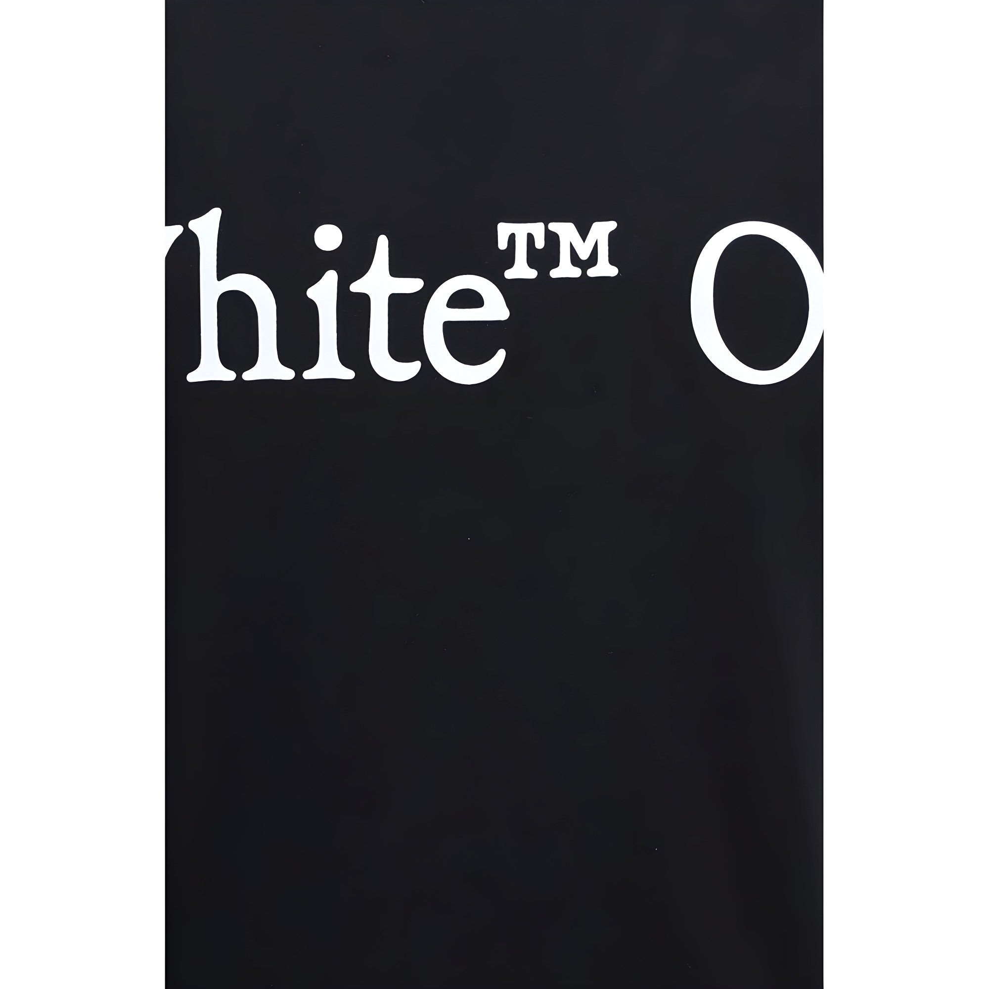 Off-White Black Cotton T-Shirt