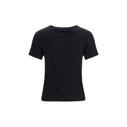 Off-White Black Cotton T-Shirt