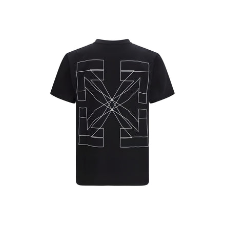 Off-White Black Cotton T-Shirt