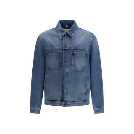 Off-White Blue Cotton Denim Jacket