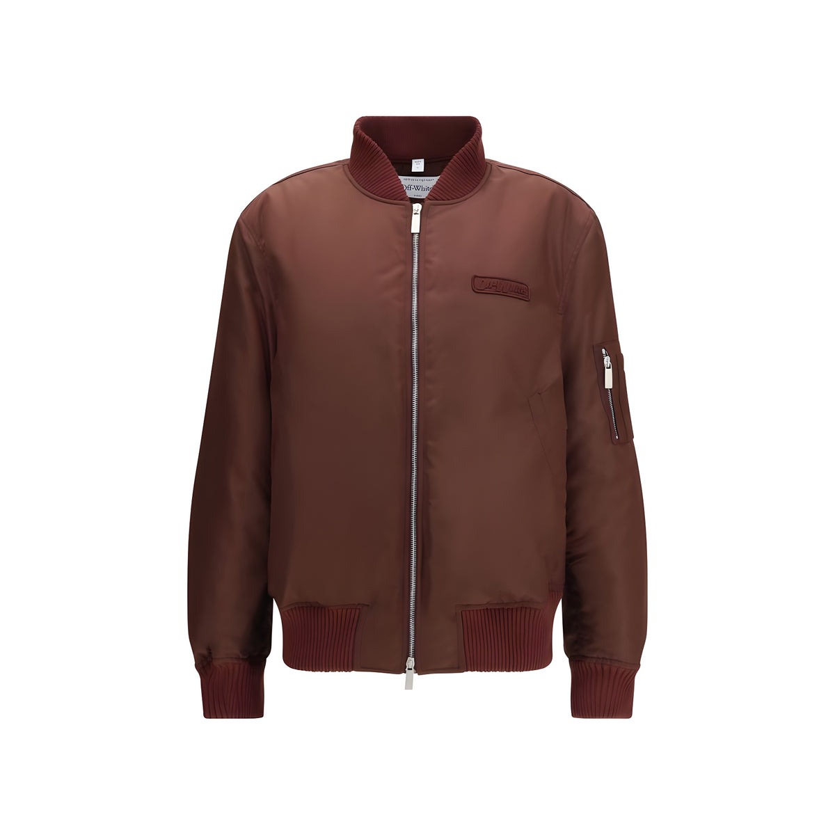 Off-White Bordeaux Nylon Bomber