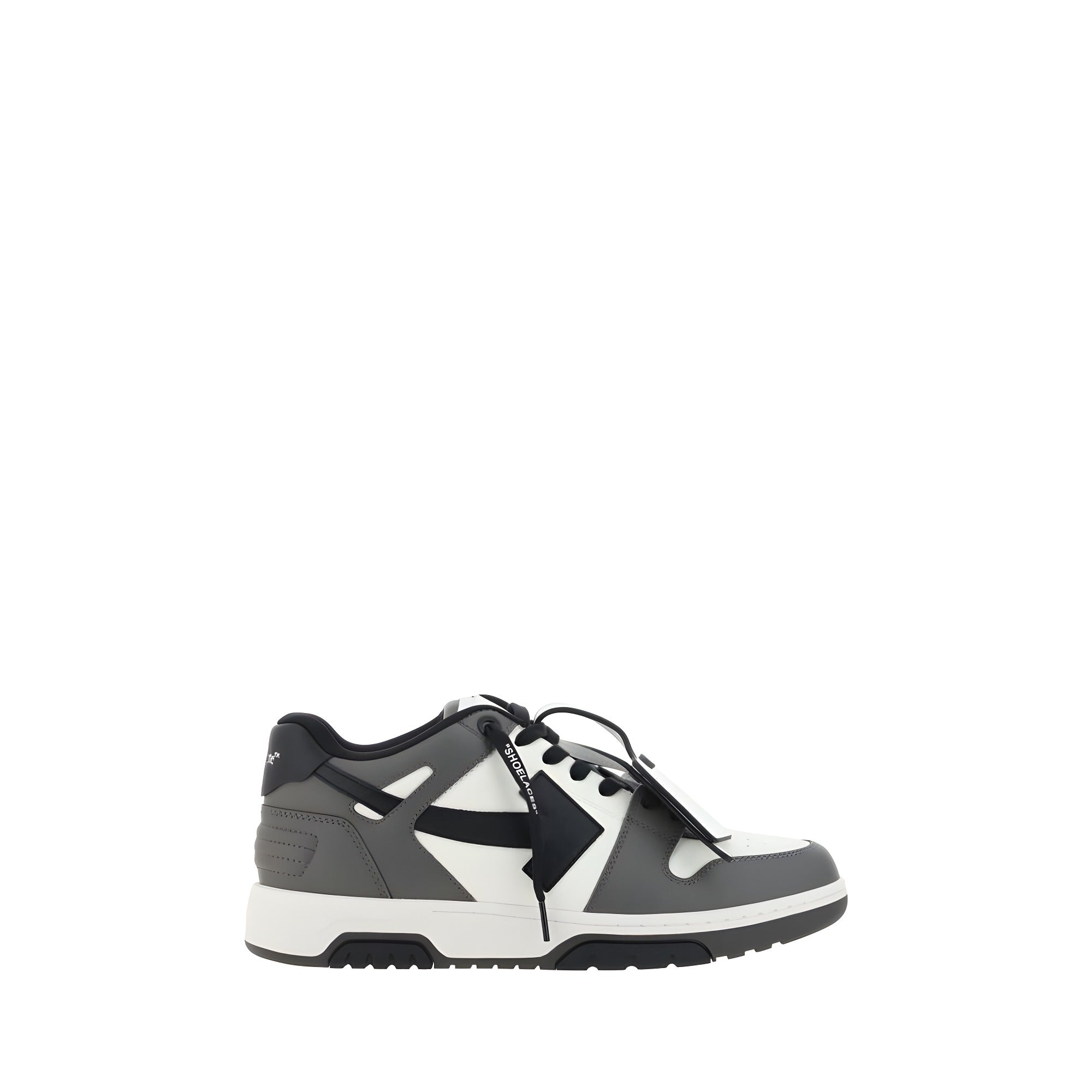Off-White Multicolor Leather Athletic Sneakers