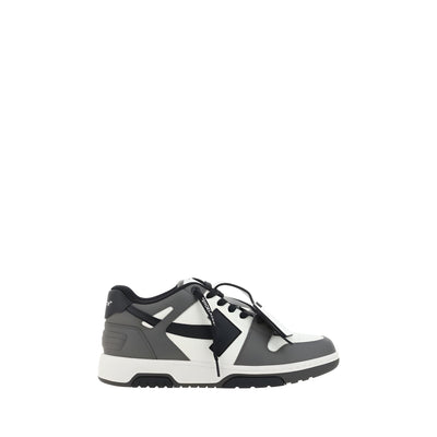 Off-White Multicolor Leather Athletic Sneakers