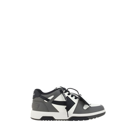 Off-White Multicolor Leather Athletic Sneakers