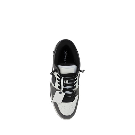 Off-White Multicolor Leather Athletic Sneakers