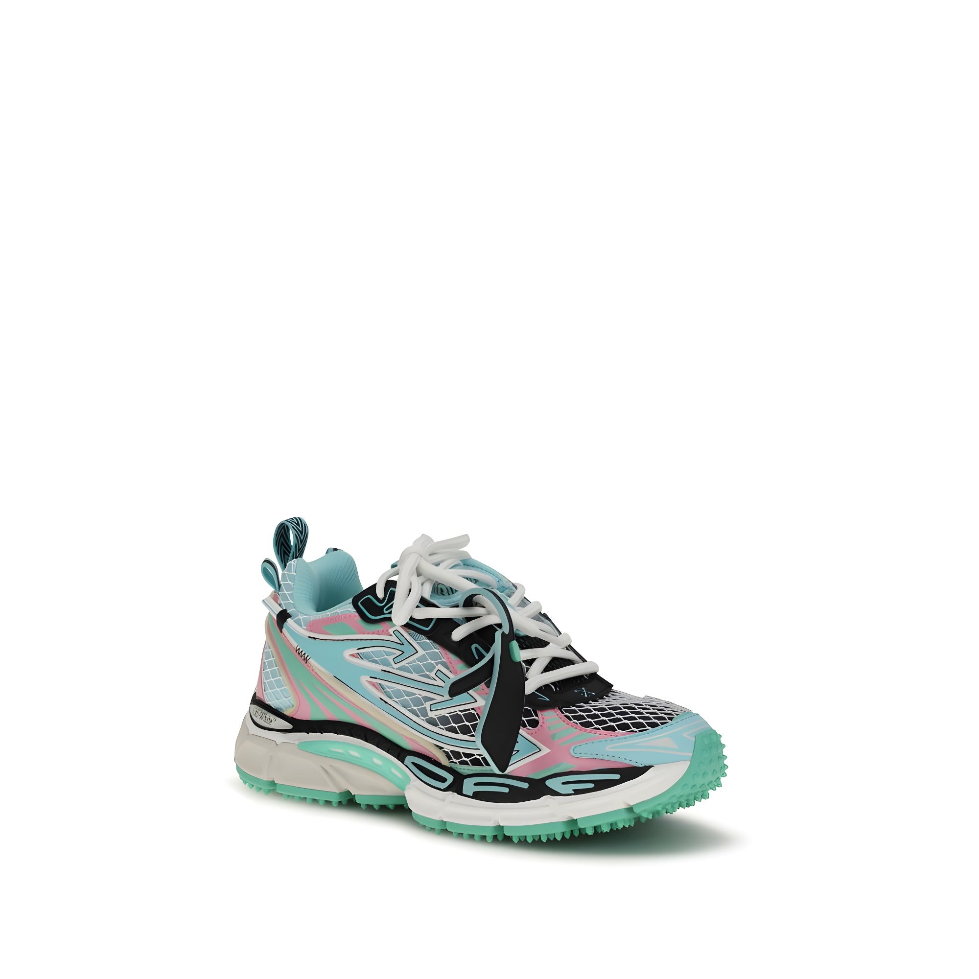 Off-White Multicolor Athletic Sneakers