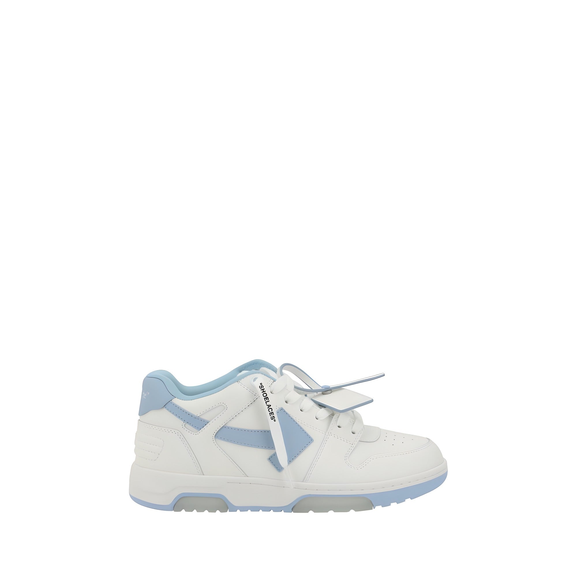 Off-White White Leather Athletic Sneakers