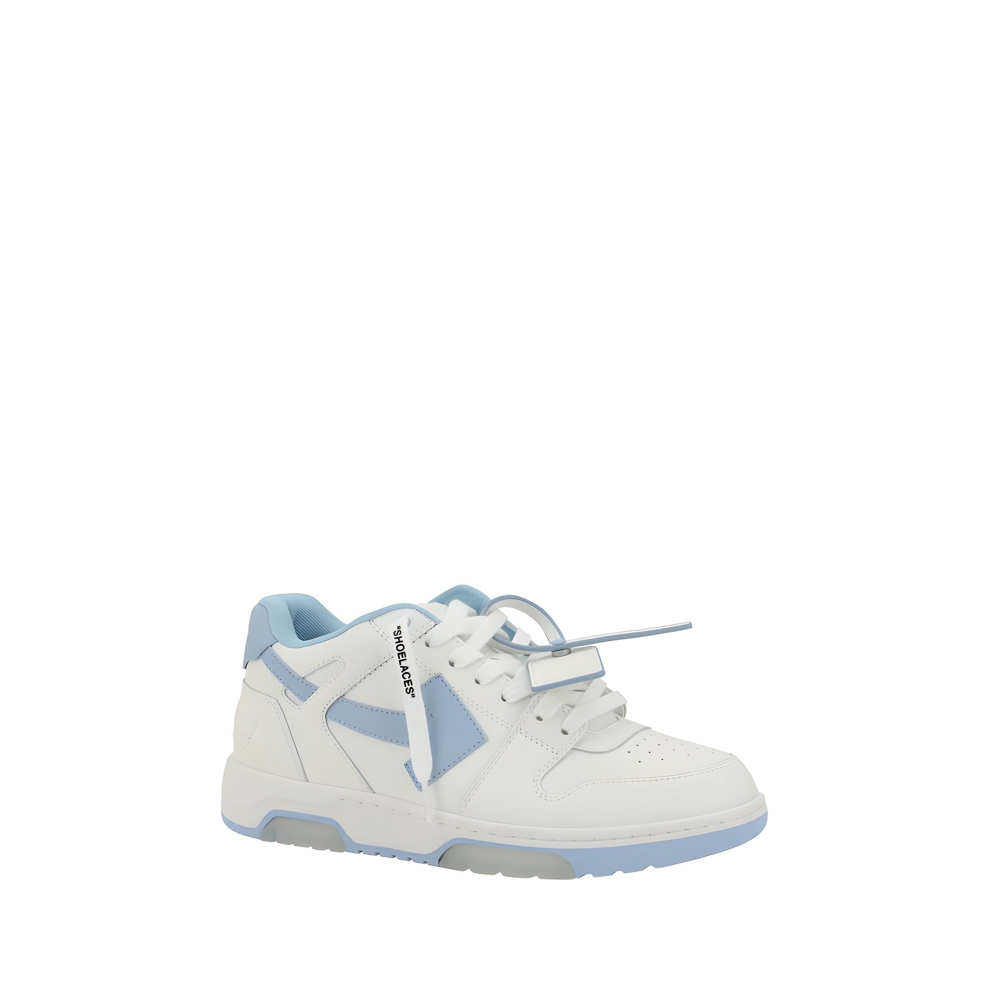 Off-White White Leather Athletic Sneakers