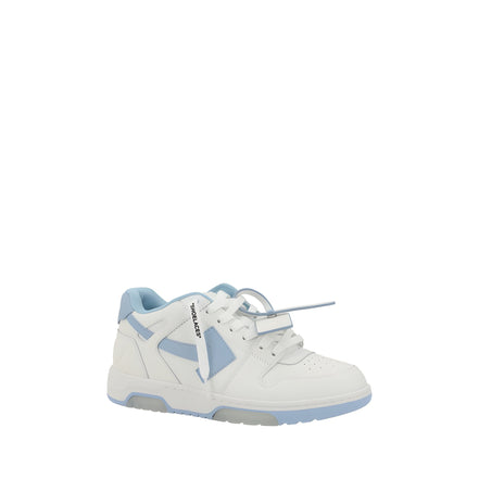 Off-White White Leather Athletic Sneakers