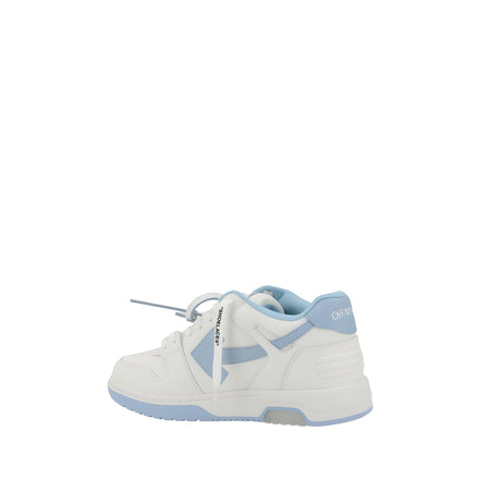 Off-White White Leather Athletic Sneakers