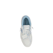Off-White White Leather Athletic Sneakers