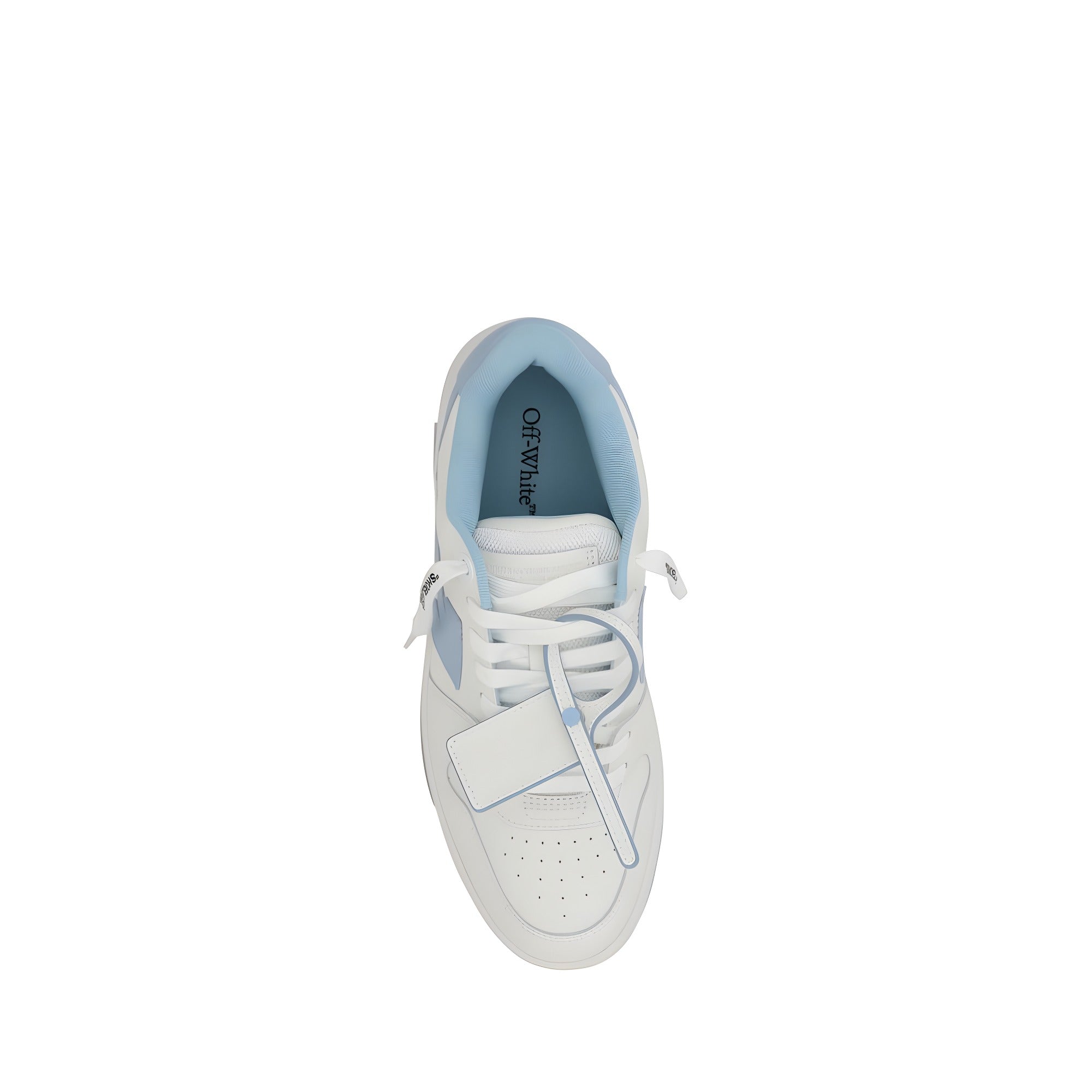 Off-White White Leather Athletic Sneakers