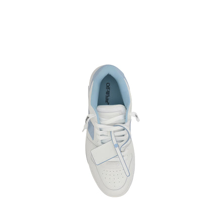 Off-White White Leather Athletic Sneakers