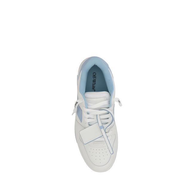 Off-White White Leather Athletic Sneakers