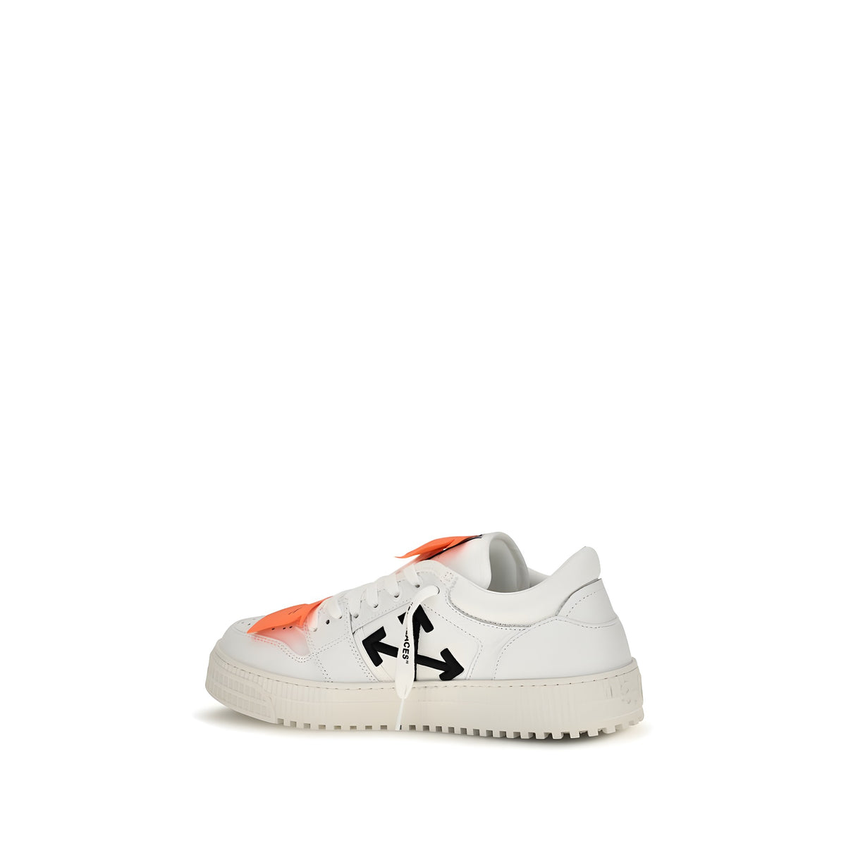 Off-White White Leather Low Top Sneakers