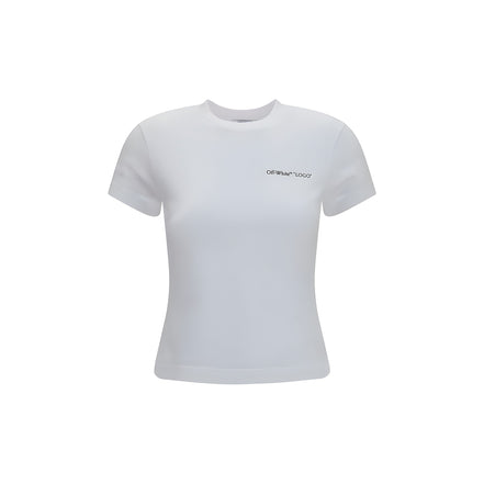 Off-White White Cotton T-Shirt
