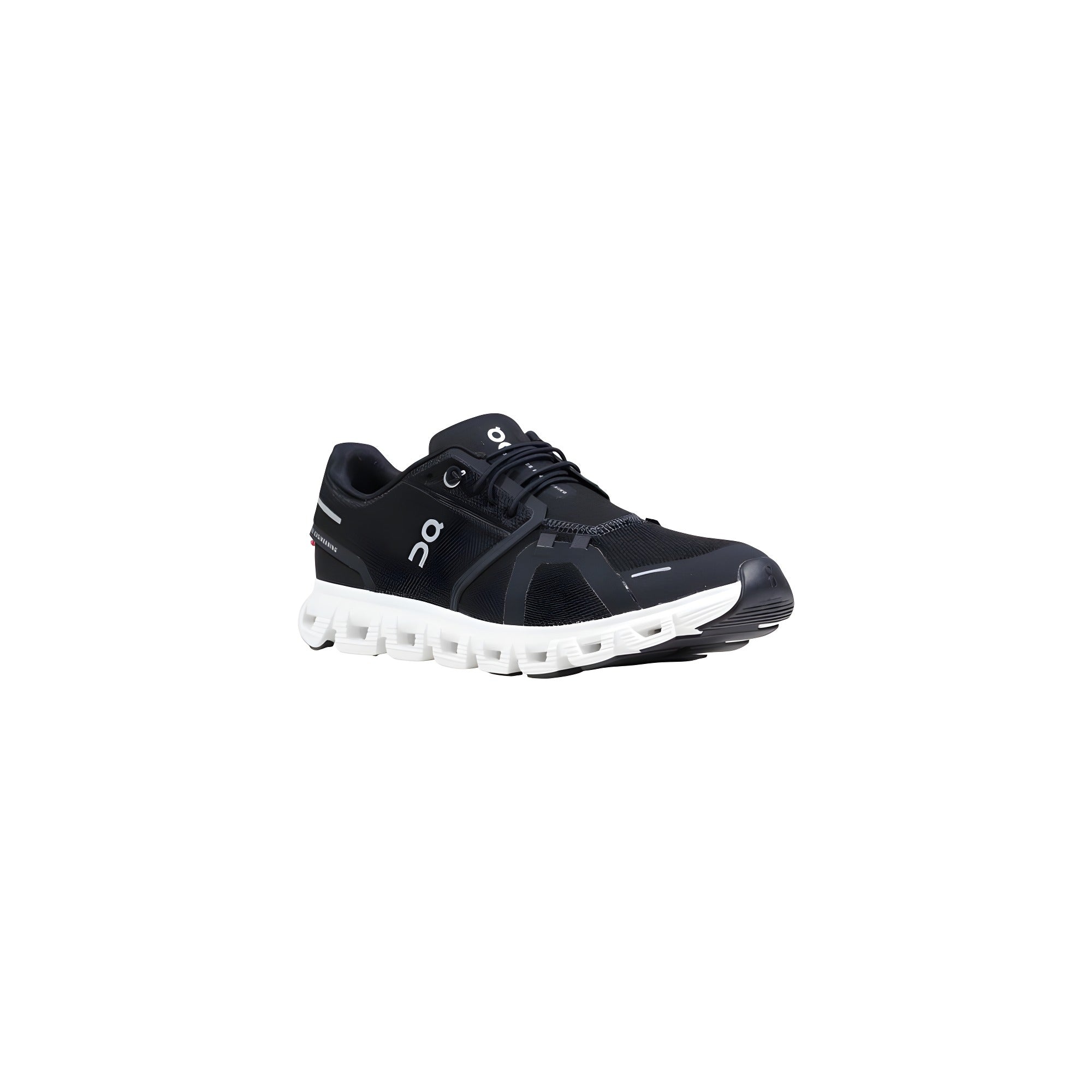 On Running Black And White Recycled Polyester Athletic Sneakers