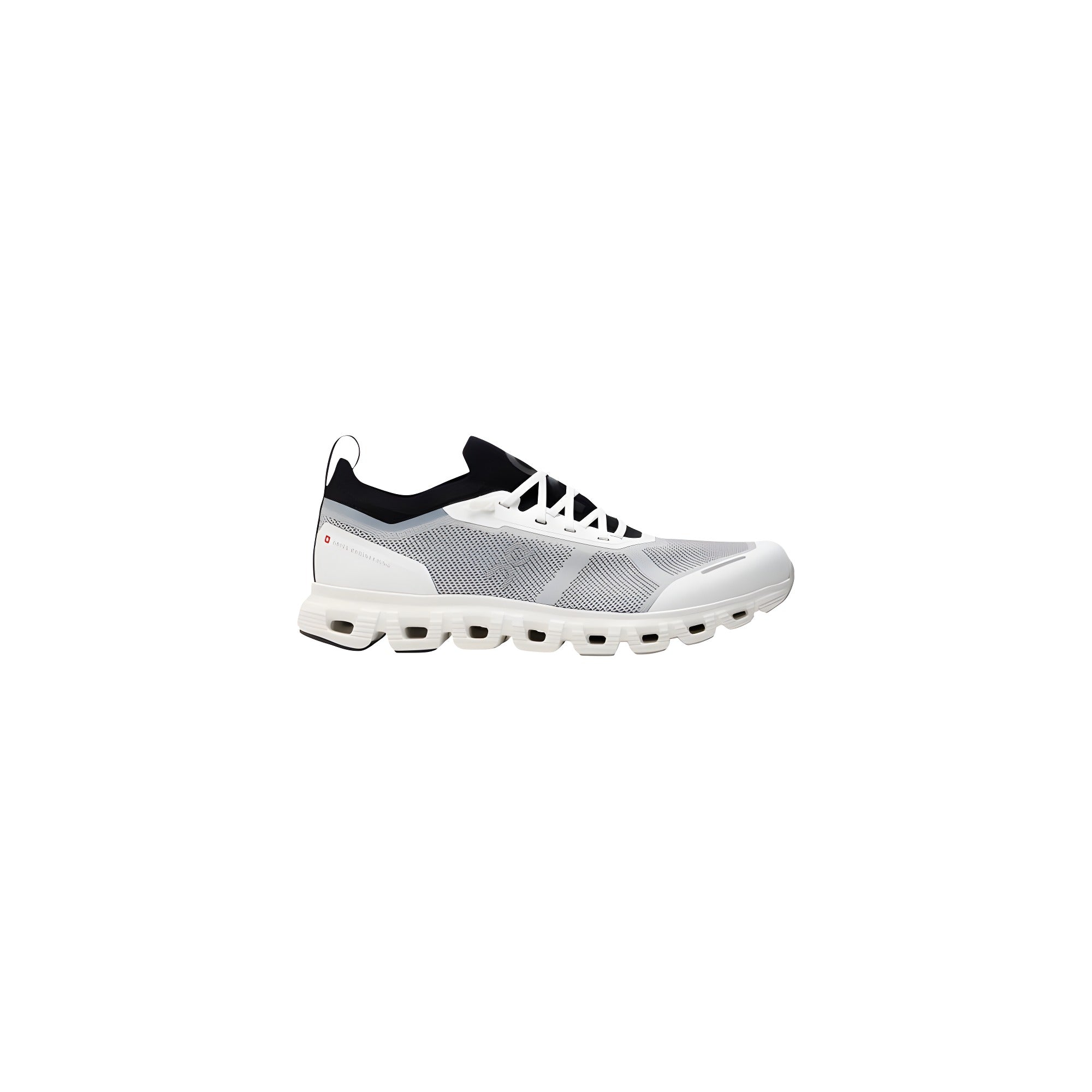 On Running Black And White Synthetic Athletic Sneakers