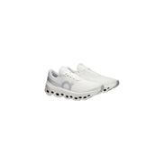 On Running White Recycled Polyester Athletic Sneakers