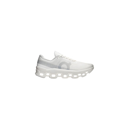 On Running White Recycled Polyester Athletic Sneakers