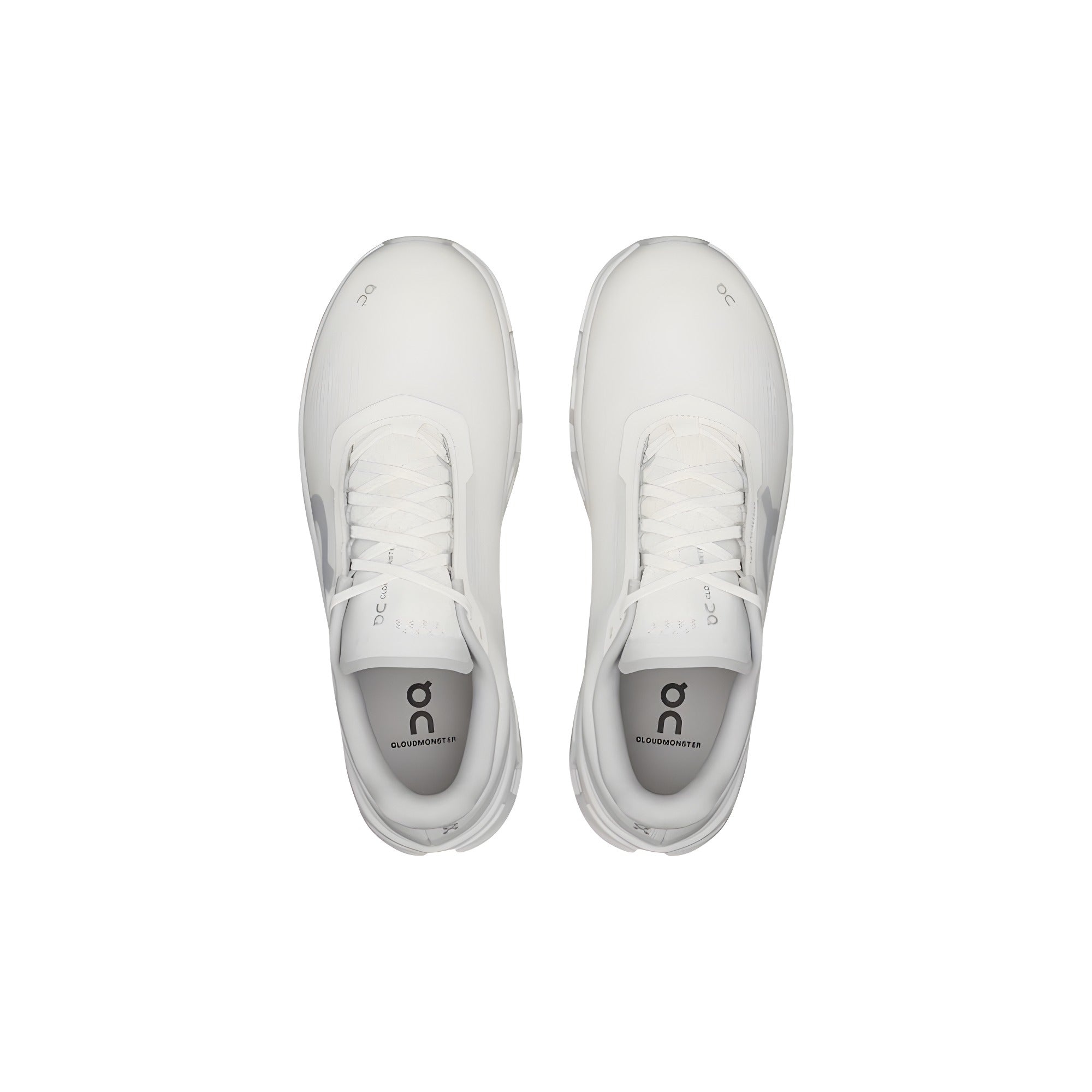 On Running White Recycled Polyester Athletic Sneakers