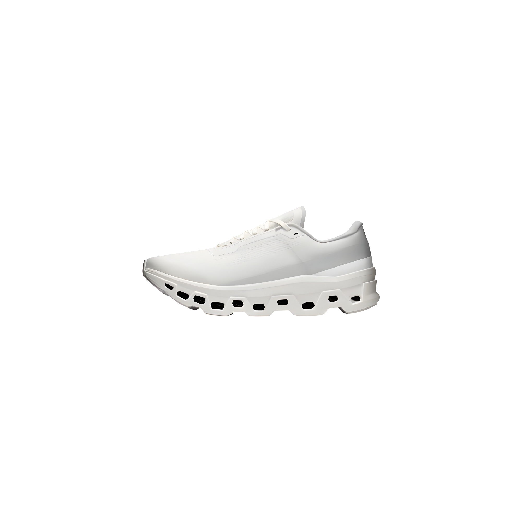 On Running White Recycled Polyester Athletic Sneakers