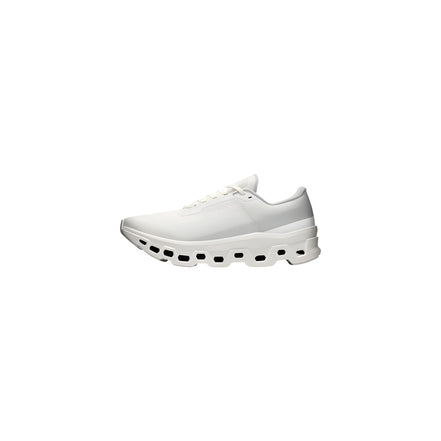 On Running White Recycled Polyester Athletic Sneakers