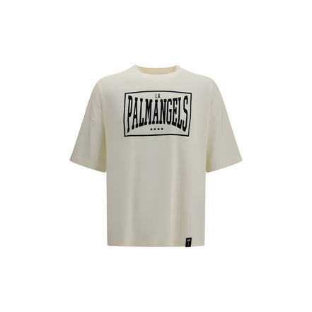Palm Angels Beige Cotton T-Shirt