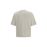 Palm Angels Beige Cotton T-Shirt