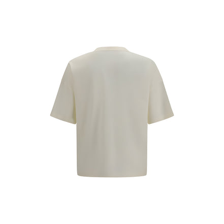 Palm Angels Beige Cotton T-Shirt