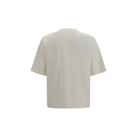 Palm Angels Beige Cotton T-Shirt