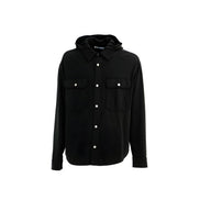 Palm Angels Black Cotton Shell Jacket