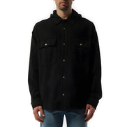 Palm Angels Black Cotton Shell Jacket