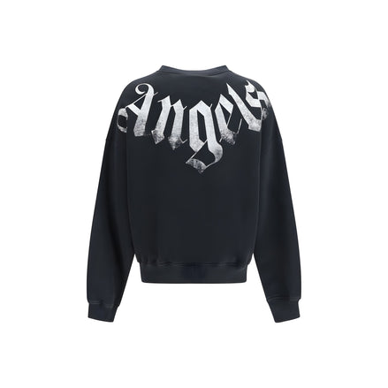 Palm Angels Black Cotton Sweatshirt