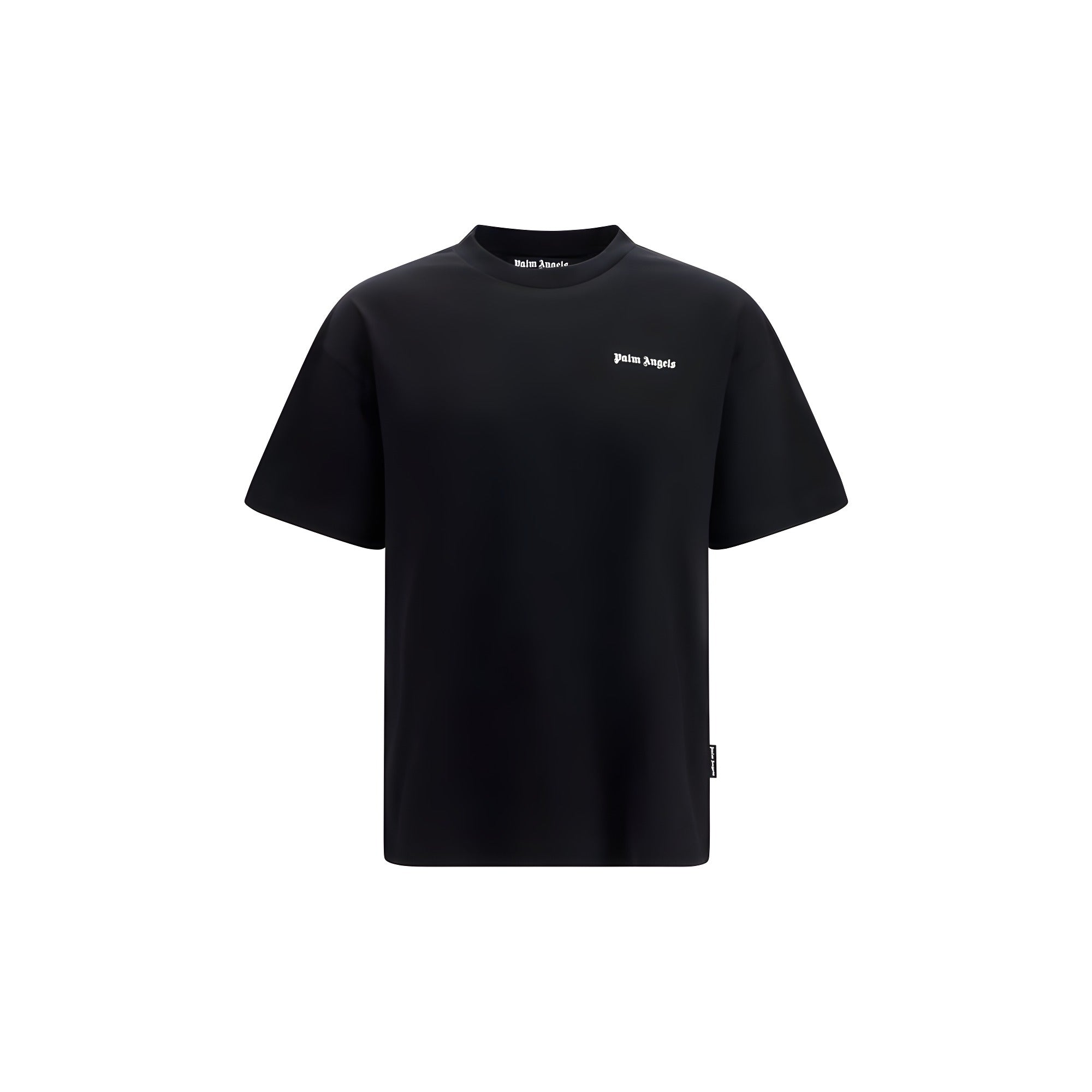 Palm Angels Black Cotton T-Shirt