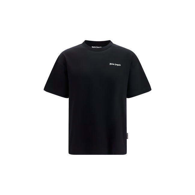 Palm Angels Black Cotton T-Shirt
