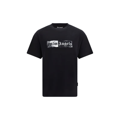 Palm Angels Black Cotton T-Shirt