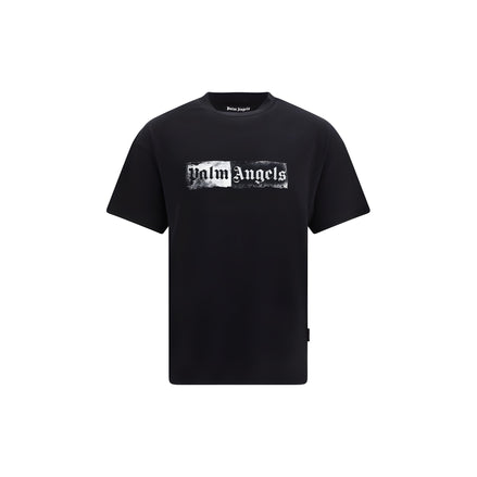 Palm Angels Black Cotton T-Shirt