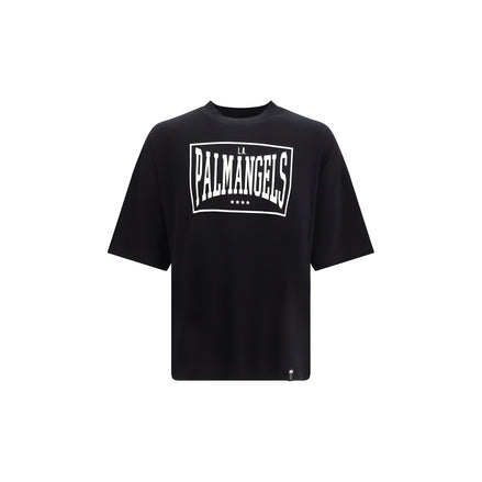 Palm Angels Black Cotton T-Shirt