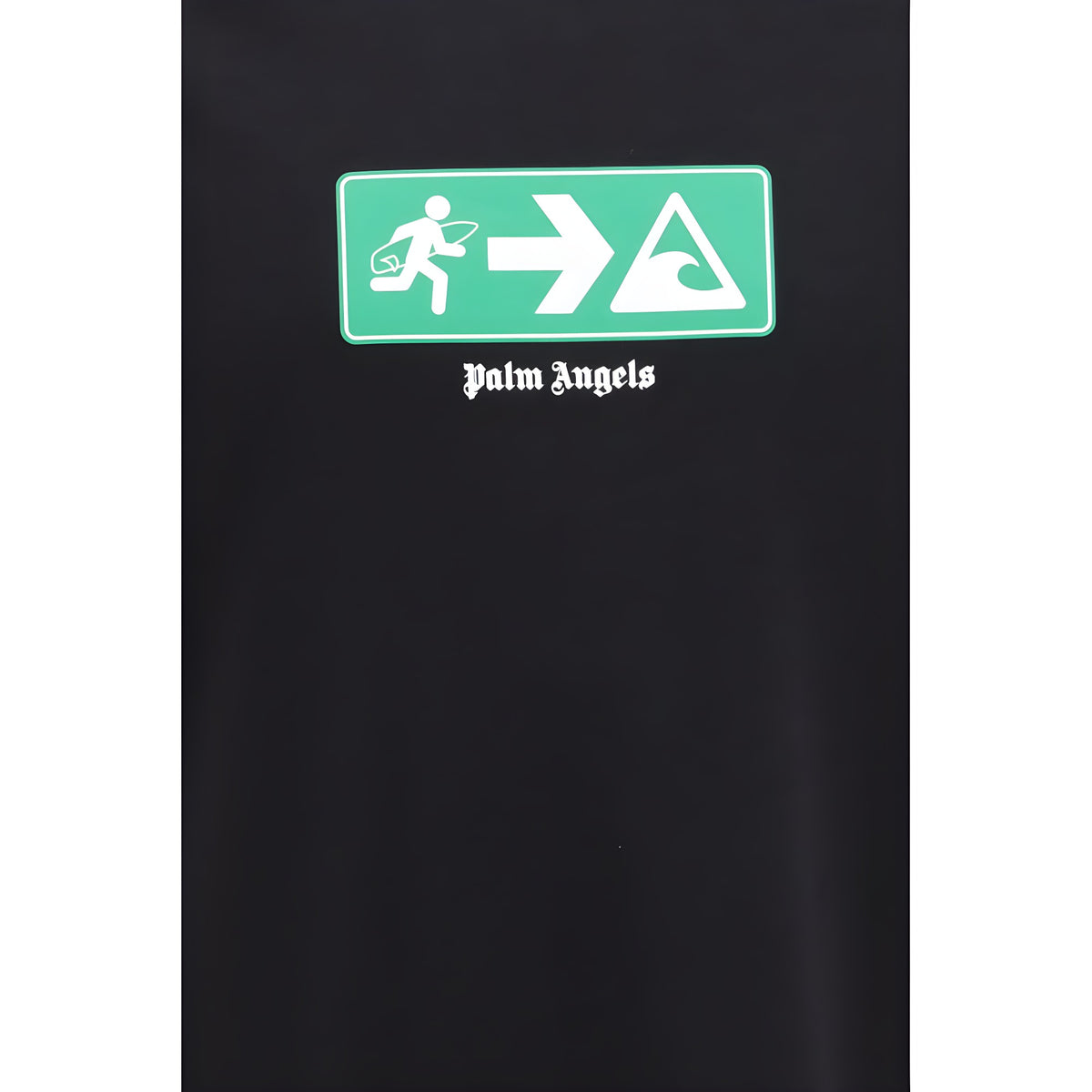 Palm Angels Black Cotton T-Shirt