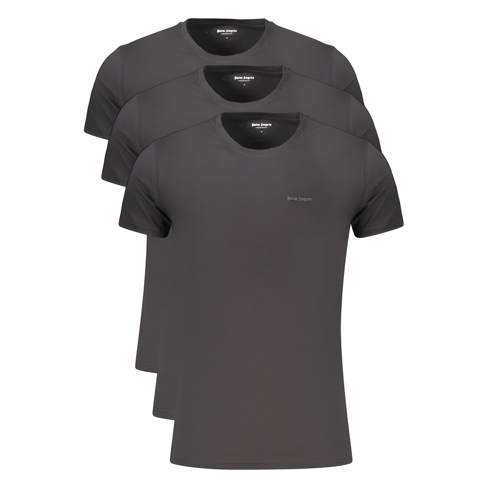 Palm Angels Black Cotton T-Shirt