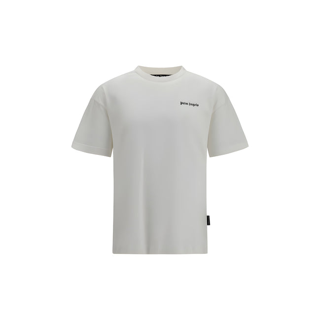 Palm Angels White Cotton T-Shirt