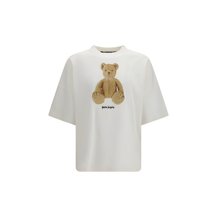 Palm Angels White Cotton T-Shirt