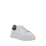 Philipp Plein White Leather Low Top Sneakers